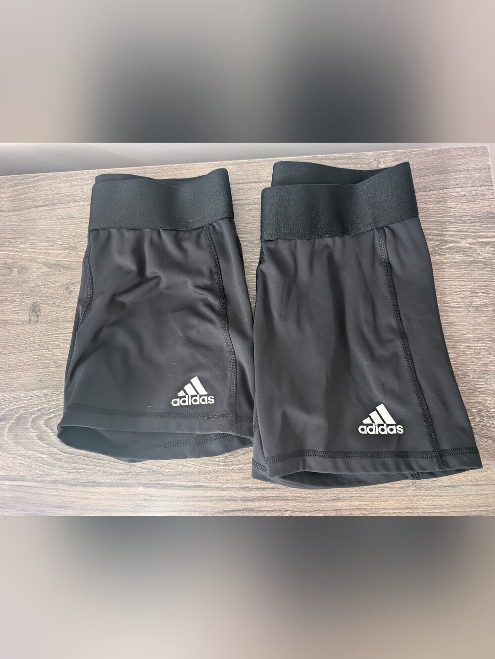 Adidas 2 Pair Black Aeroready 4" Athletic Compression Shorts